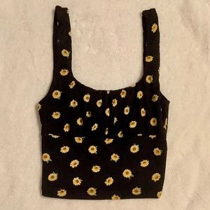 Altar’d State Sunflower Crop Top Size: XS